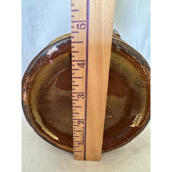 Antique Copper Lustre Luster Lusterware Jug Pitcher 7” England 24K Gold Vintage - Picture 12 of 16